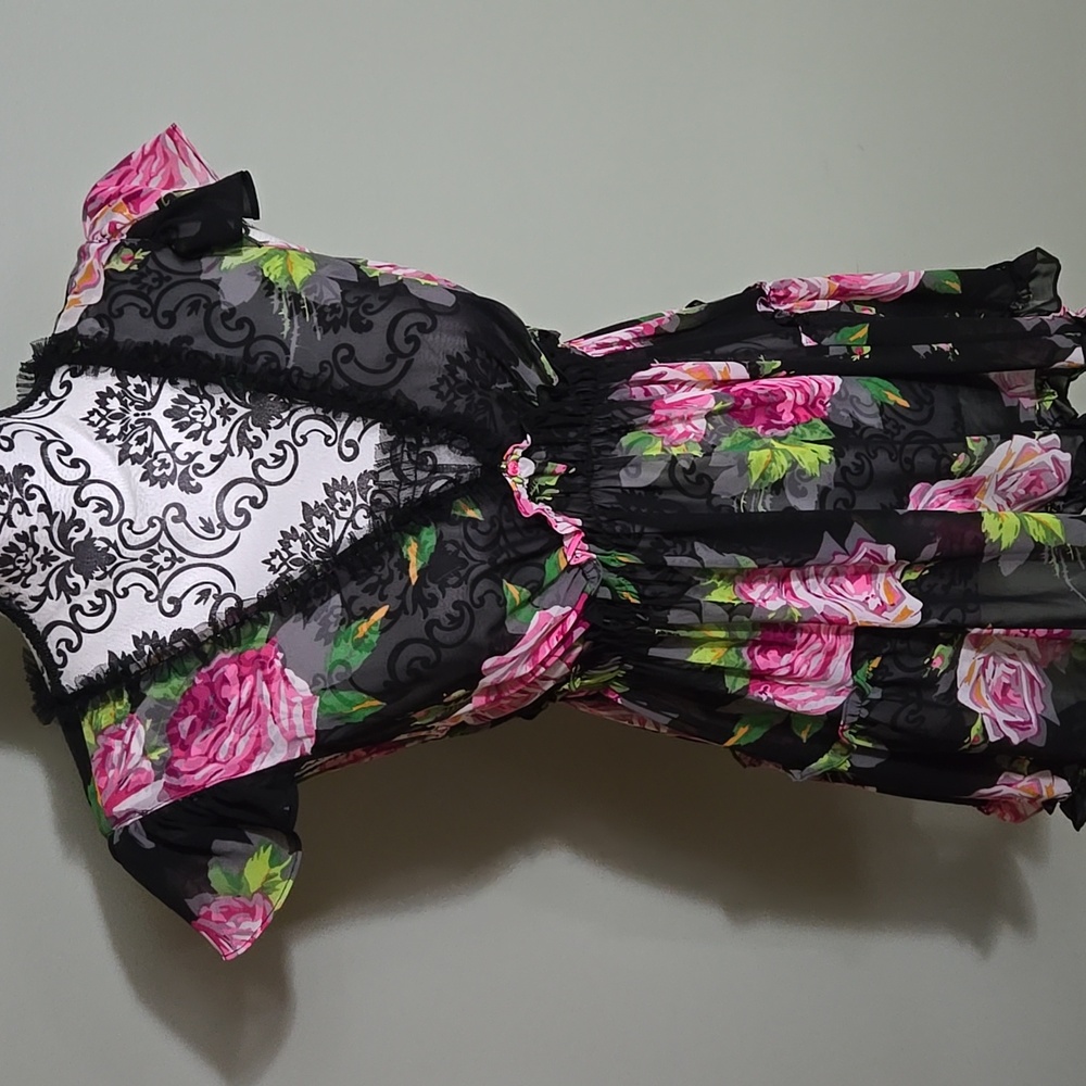 Betsey Johnson babydoll negligee set